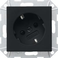 Gira 0418 005 Розетка SCHUKO 16 A 250 В~ с повернутой на 30° вставкой, затвором (shutter) и символом