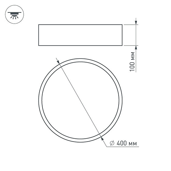 Оборудование Arlight 022103 Светильник SP-TOR-TB400SW-25W Warm White (ARL, Металл) по выгодной цене. Купить в Москве со скидкой.