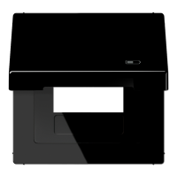 Jung LS 990 BFKL USB SW Откидная крышка (с возвратной пружиной)