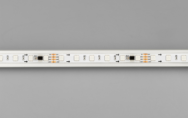 Оборудование Arlight 027613 Светодиодная лента SPI-5000SE-AM 24V RGB (5060, 60 LED/m, x6) (ARL, Закрытый, IP65) по выгодной цене. Купить в Москве со скидкой.