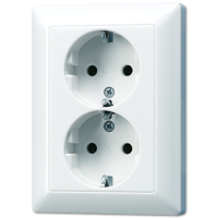 Jung AS 5020 KIU WW SCHUKO®-розетка 2-ная 16 A / 250 B ~