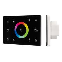 Arlight 028405 Панель Sens SMART-P85-RGBW Black (230V, 4 зоны, 2.4G) (Arlight, IP20 Пластик, 5 лет)