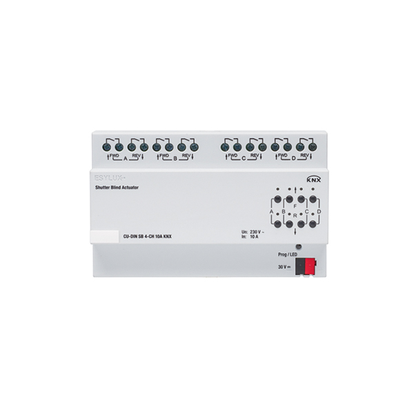 Оборудование Esylux EC10430350 Исполнительные элементы CU-DIN SB 4-CH 10A KNX по выгодной цене. Купить в Москве со скидкой.