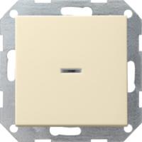 Gira 013601 Кнопочный контрольный выключатель 10 AX 250 В~ с клавишейУниверсальный выключатель/перекрестный переключатель
