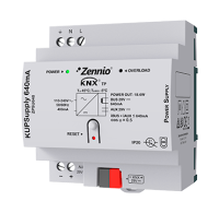 Zennio Универсальный блок питания KNX 640 мА с дополнительным выходом, KUPSupply 640mA ZPSU640