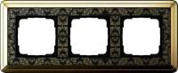 Gira 0213 672 Установочная рамка Gira ClassiX Art Латунь-черный