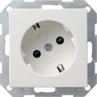 Gira 0418 27 Розетка SCHUKO 16 A 250 В~ с повернутой на 30° вставкой, затвором (shutter) и символом