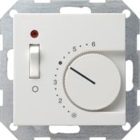Gira 0392 03 Термостат помещения 230/10 (4) A~ 
с размыкающим контактом, выключателем и контрольной лампочкой