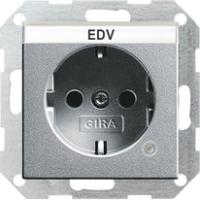 Gira 0452 26 Розетка SCHUKO 16 A 250 В~ с контрольной лампочкой и полем для надписи