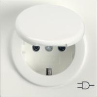 Gira 0454 40 Розетка SCHUKO 16 A 250 В~ с откидной крышкой