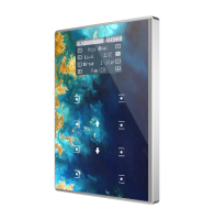 Zennio ZVI-TMDV-C TMD-Display View / Контроллер комнатный KNX, 8 сенсорных кнопок, дисплей 1.8 дюймов с меню, цвет: Цвет на выбор