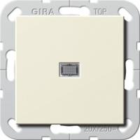 Gira 283401 Клавишный выключатель британский стандарт (BS EN 60669-1) 20 AX 250 В~ с клавишей и контрольной лампочкойВыключатель 2-пол.