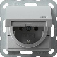 Gira 0454 26 РозеткиРозетка SCHUKO 16 A 250 В~ с откидной крышкой