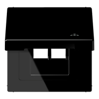 Jung LS 990 BFKL LAN SW Откидная крышка (с возвратной пружиной)