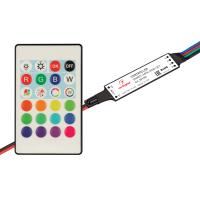 Arlight 031594 Контроллер SMART-MINI-RGB-SET (12-24V, 3x1.5A, ПДУ 24кн, IR) (Arlight, IP20 Пластик, 5 лет)