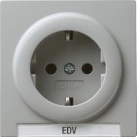 Gira 0187 42 Розетка SCHUKO 16 A 250 В~ с полем для надписи