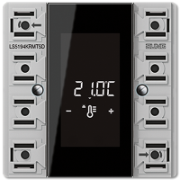 Jung LS 5194 KRM TS D KNX комнатный контроллер-дисплей, компактный, 4 группы