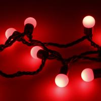 Arlight 025580 Светодиодная гирлянда ARD-BALL-CLASSIC-D17.5-10000-BLACK-100LED RED (230V, 7W) (Ardecoled, IP65)