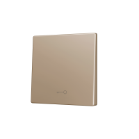 Zennio ZS55CSOFT11KC ZS55, Крышка для мягкой кнопки Simple KNX 55x55 мм, Наклон вниз, Значок клавиши, Шампанское