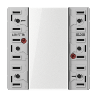 Jung LS 5073 TSM KNX кнопочный модуль «стандарт», 3 группы