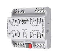 Zennio MAXinBOX Shutter 4CH / Актуатор KNX жалюзийный, 4 канальный ZIO-MBSHU4