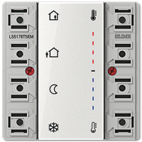 Jung LS 5178 TSEM Дополнительный модуль комнатного контроллера, 2 группы