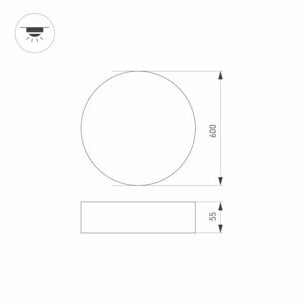 Оборудование Arlight 029467 Светильник SP-RONDO-R600-72W Day4000 (BK, 120 deg, 230V) (ARL, IP40 Металл, 3 года) по выгодной цене. Купить в Москве со скидкой.