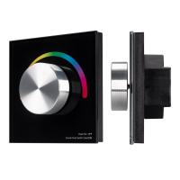 Arlight 033757 Панель SMART-P5-RGB-G-IN Black (3V, Rotary, 2.4G) (Arlight, IP20 Пластик, 5 лет)