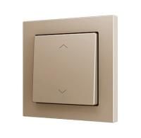 Zennio ZS55CSOFT12SHC Накладка на одноклавишный выключатель KNX Soft Push Button с иконками вверх / вниз