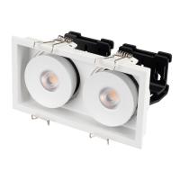 Arlight 026876 Светильник CL-SIMPLE-S148x80-2x9W Warm3000 (WH, 45 deg) (Arlight, IP20 Металл, 3 года)