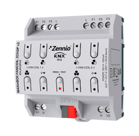 Zennio Контроллер фанкойла для 2-х блоков 2-трубных фанкойлов MAXinBOX FANCOIL 2CH2P v2 ZCL2FC2PV2