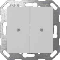 Gira 5173 015 Кнопочный выключатель KNX, клавиша, 2-местн.