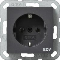 Gira 0458 28 Розетка SCHUKO 16 A 250 В~ с надписью "EDV"