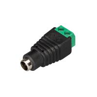 Arlight 018058(1) Коннектор Terminal-MONO-2pin-F (Jack 5.5) (Arlight, Пластик)