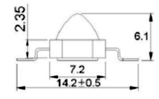 Оборудование Arlight 019593 Мощный светодиод ARPL-1W-EPL IR850 60deg (Arlight, Emitter) по выгодной цене. Купить в Москве со скидкой.