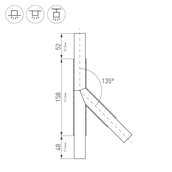 Оборудование Arlight 026241 Тройник PLS-LOCK-H25-T135L левый (с экраном MAT-L) (Arlight, Металл) по выгодной цене. Купить в Москве со скидкой.