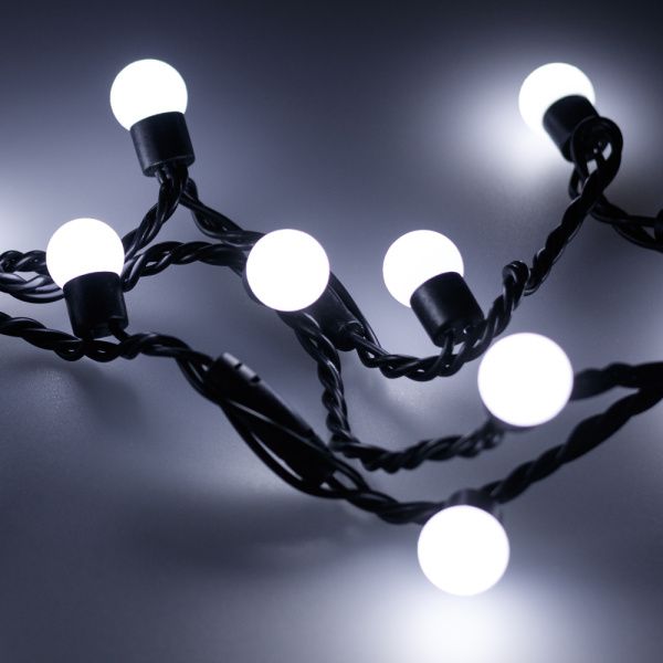 Оборудование Arlight 025590 Светодиодная гирлянда ARD-BALL-CLASSIC-D17.5-20000-BLACK-200LED WHITE (230V, 14W) (Ardecoled, IP65) по выгодной цене. Купить в Москве со скидкой.