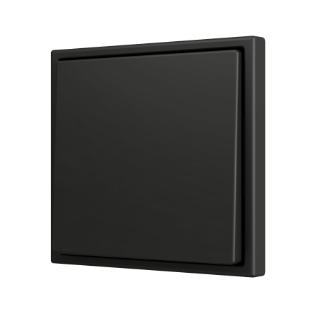 Zennio ZS701PB2A ZS70, Простая мягкая кнопка для 2 бинарных входов 70x70 мм – Антрацит