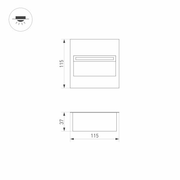 Оборудование Arlight 029963 Светильник LTD-TRAIL-S115x115-4W Warm3000 (GR, 70 deg, 230V) (Arlight, IP65 Металл, 3 года) по выгодной цене. Купить в Москве со скидкой.
