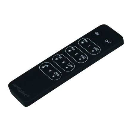 Arlight 021057 Пульт SR-2833K4 Black (диммер 4 зоны) (Arlight, IP20 Пластик, 3 года)