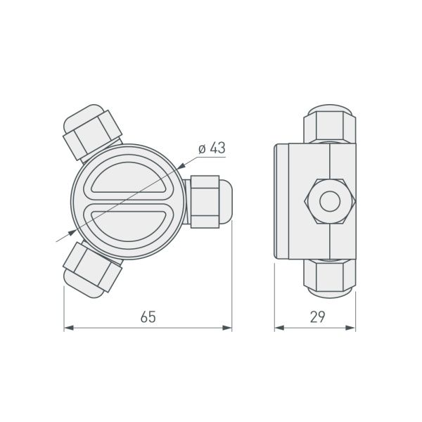 Оборудование Arlight 016901 Разветвитель KLW-3 (4-10mm, IP67) (Arlight, Пластик) по выгодной цене. Купить в Москве со скидкой.