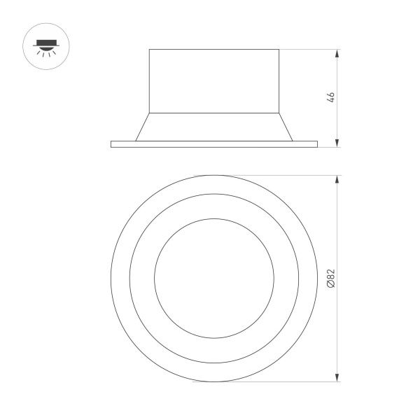 Оборудование Arlight 036619 Светильник MS-BREEZE-BUILT-R82-9W Warm3000 (BK, 80 deg, 230V) (Arlight, IP20 Металл, 3 года) по выгодной цене. Купить в Москве со скидкой.