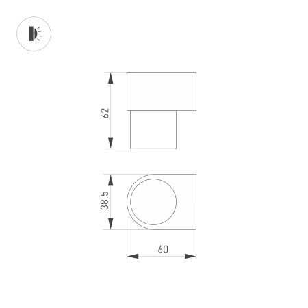Оборудование Arlight 035538 Светильник SP-SPICY-WALL-MINI-S60x39-3W Warm3000 (BK, 40 deg, 230v) (Arlight, IP20 Металл, 3 года) по выгодной цене. Купить в Москве со скидкой.