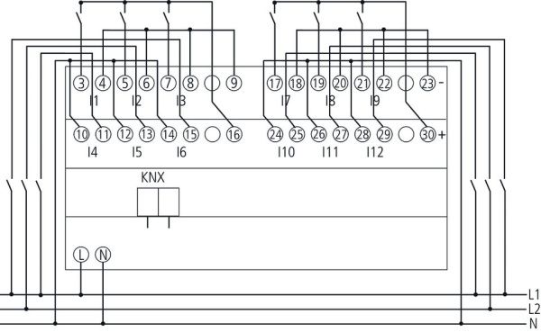 Оборудование Theben 4940235 Бинарный вход, 12 каналов FIX2 BM 12 T KNX по выгодной цене. Купить в Москве со скидкой.