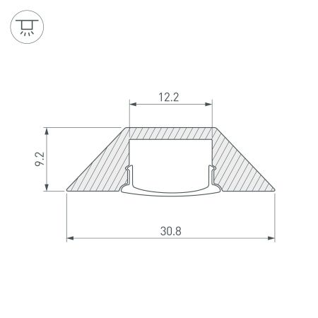 Оборудование Arlight 014900 Профиль с экраном ALU-CORNER-2000 ANOD+FROST (Arlight, Алюминий) по выгодной цене. Купить в Москве со скидкой.