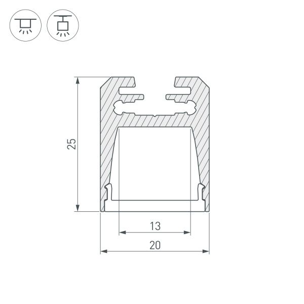 Оборудование Arlight 024197 Профиль с экраном ALU-SWISS-20-2000 ANOD+FROST (Arlight, Алюминий) по выгодной цене. Купить в Москве со скидкой.
