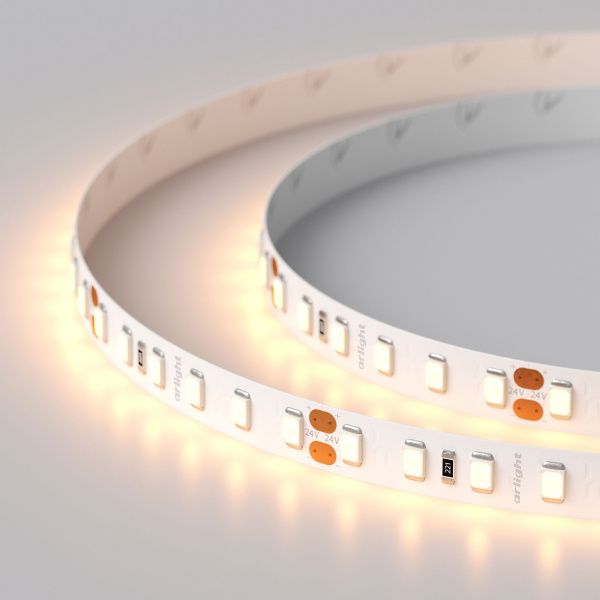 Оборудование Arlight 018111(2) Светодиодная лента RT-A120-8mm 24V Warm2400 (14.4 W/m, IP20, 2835, 5m) (Arlight, Открытый) по выгодной цене. Купить в Москве со скидкой.