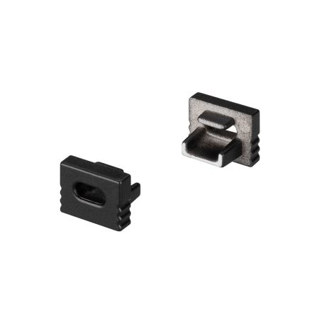 Arlight 030527 Заглушка SL-MINI-8-H6 BLACK с отверстием (Arlight, Пластик)