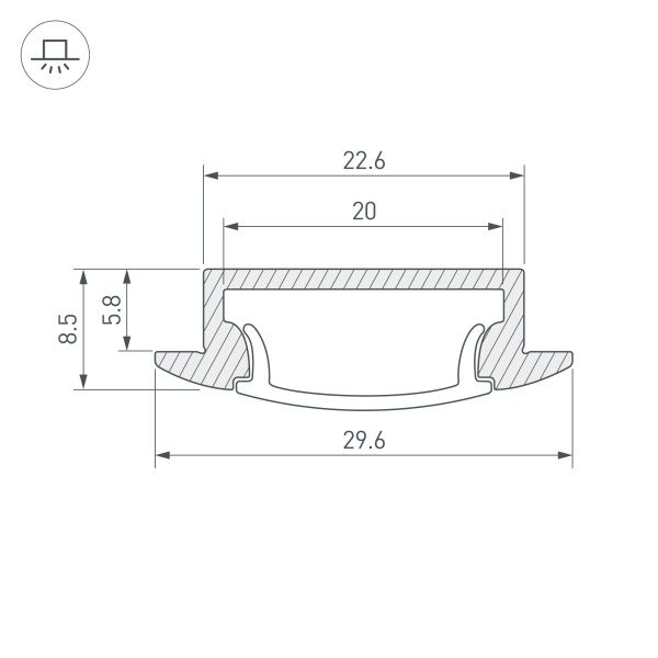 Оборудование Arlight 014860 Профиль с экраном ALU-WIDE-F-H8-2000 ANOD+FROST (Arlight, Алюминий) по выгодной цене. Купить в Москве со скидкой.