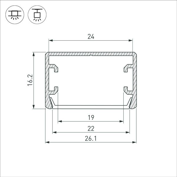 Оборудование Arlight 033295 Профиль PLS-LOCK-H16-SMT-2000 ANOD BLACK (Arlight, Алюминий) по выгодной цене. Купить в Москве со скидкой.